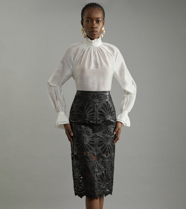 كارن ميلين كارن ميلين - أسود Midi Skirts