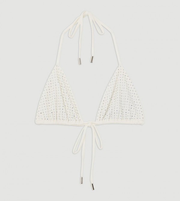 Karen Millen  Swimwear - White Bikini Tops