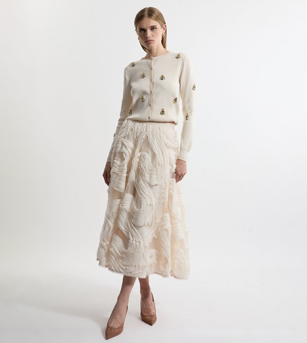 Karen Millen Karen Millen - Cream Midi Skirts