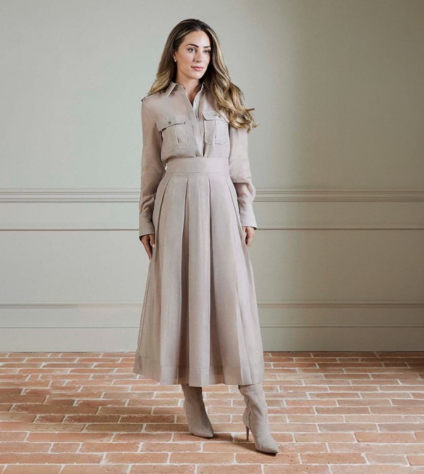 Karen Millen - Outlet  - Beige Maxi Skirts