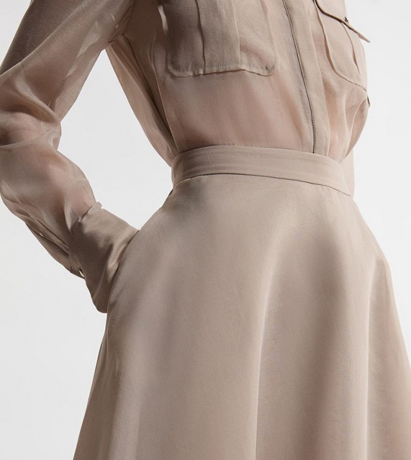 Karen Millen - Outlet  - Beige Maxi Skirts