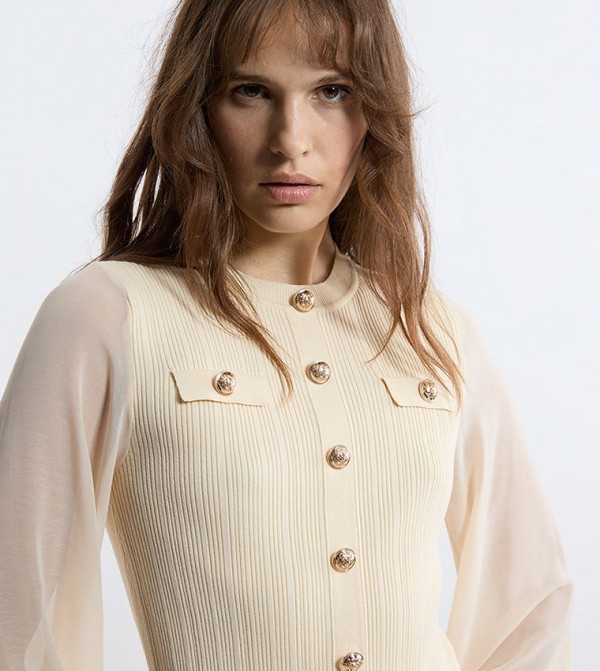 Karen Millen  Casual Dresses - Cream Casual Dresses