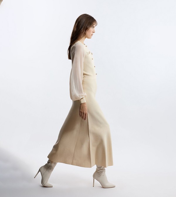 Karen Millen  Casual Dresses - Cream Casual Dresses