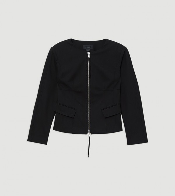 Karen Millen  Clothing - Black Casual Jackets