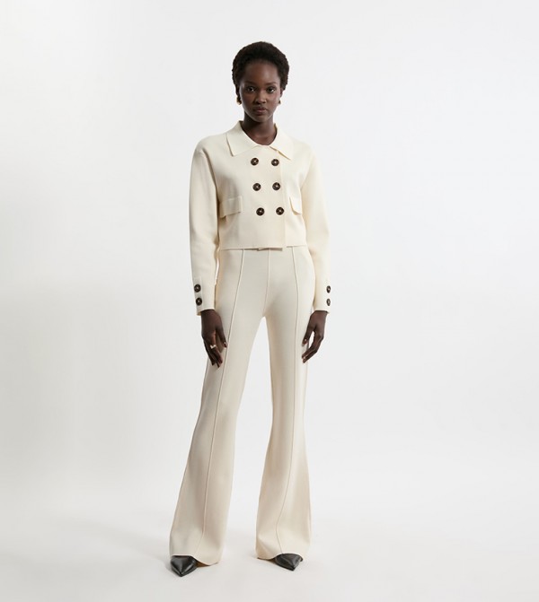 Karen Millen Karen Millen - Cream Casual Pants