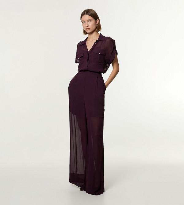 Karen Millen Karen Millen - Purple Casual Pants