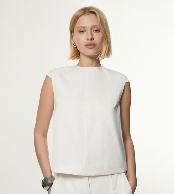 كارن ميلين  بلوزات - أبيض Casual Tops