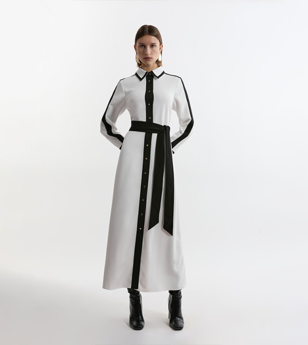 Karen Millen  - Ivory Midi Dresses