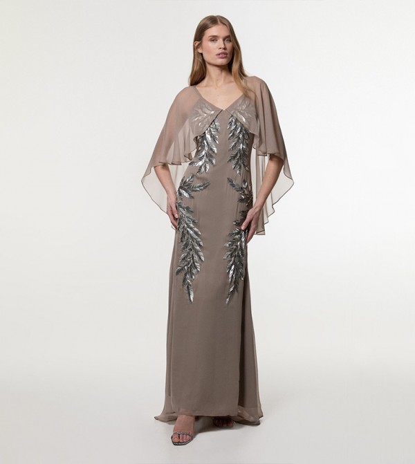 Karen Millen Party Dresses - Taupe Party Dresses