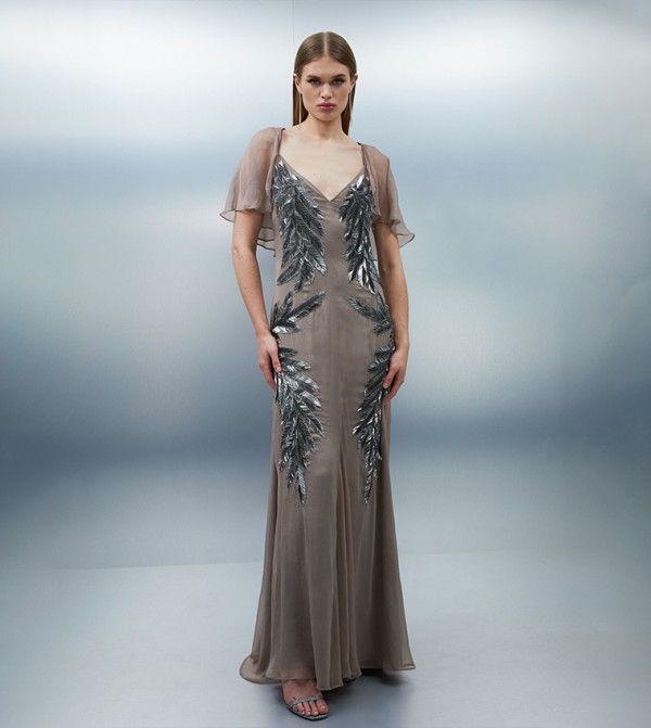 Karen Millen  Party Dresses - Taupe Party Dresses