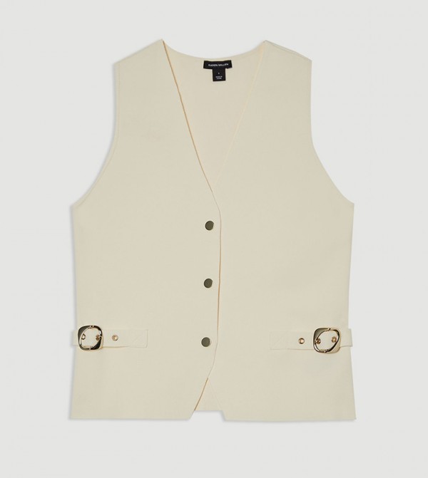 Karen Millen Karen Millen - Ivory Waistcoats