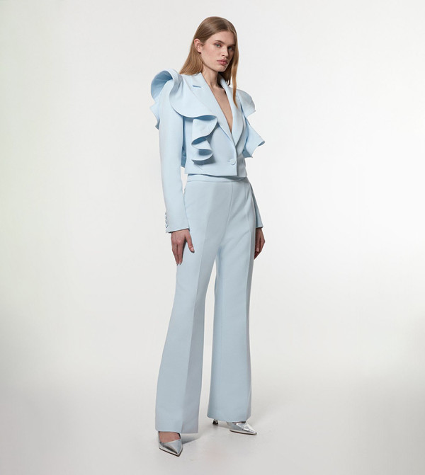 كارن ميلين HourglassBodyType - أزرق بليزرات