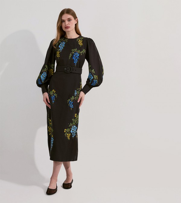 Karen Millen  - Black Midi Dresses
