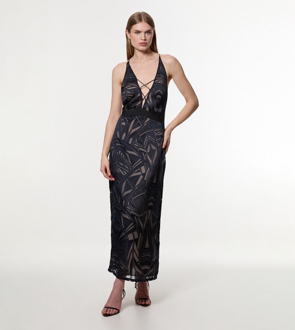 كارن ميلين  style-edit-ol - كحلي Maxi Dresses