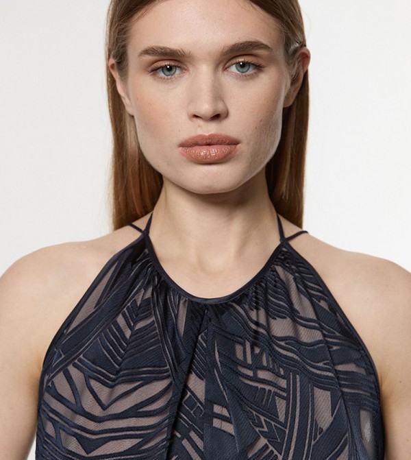 Karen Millen  - Navy Sleeveless Tops