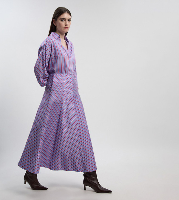 كارن ميلين  تنانير - أزرق فاتح Midi Skirts