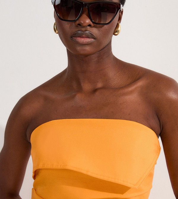 كارن ميلين كارن ميلين - أصفر Sleeveless Tops