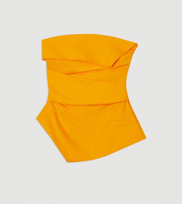 كارن ميلين كارن ميلين - أصفر Sleeveless Tops