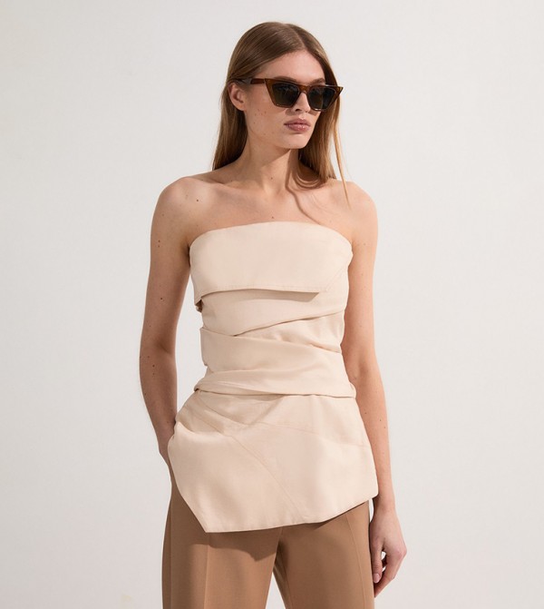 كارن ميلين كارن ميلين - بيج Sleeveless Tops