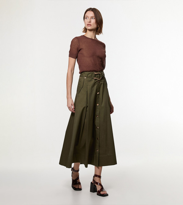 كارن ميلين - اوتليت  - كاكي Midi Dresses