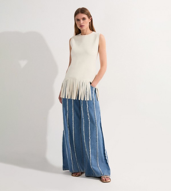 كارن ميلين كارن ميلين - أزرق Wide Leg Jeans