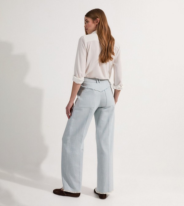 Karen Millen  Pants & Leggings - Light Blue Casual Pants
