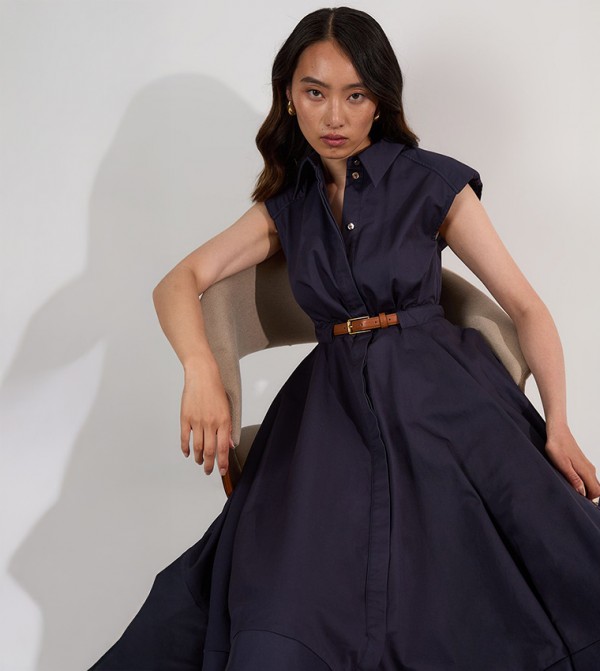 كارن ميلين كارن ميلين - كحلي Midi Dresses