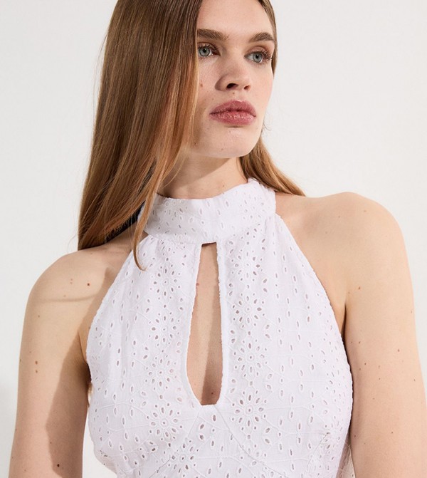 كارن ميلين كارن ميلين - أبيض Maxi Dresses