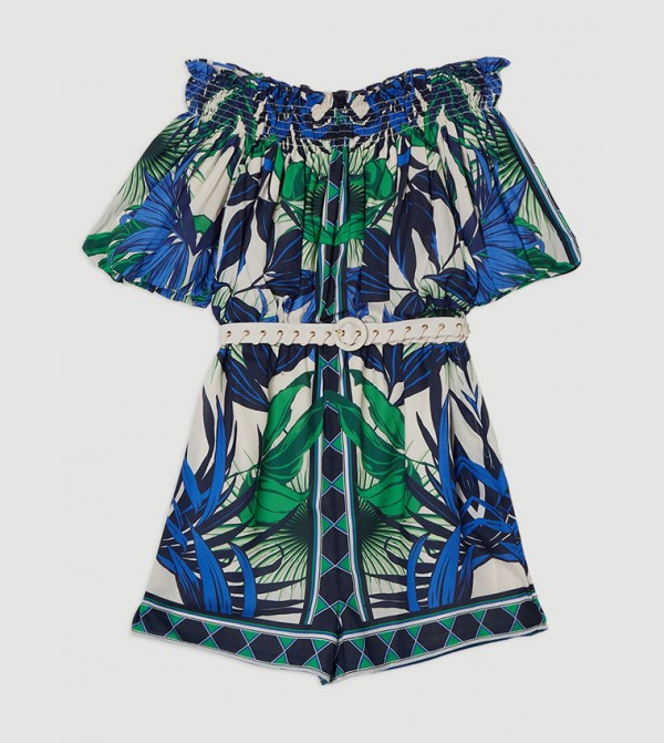 Karen Millen  Clothing - Blue Playsuits