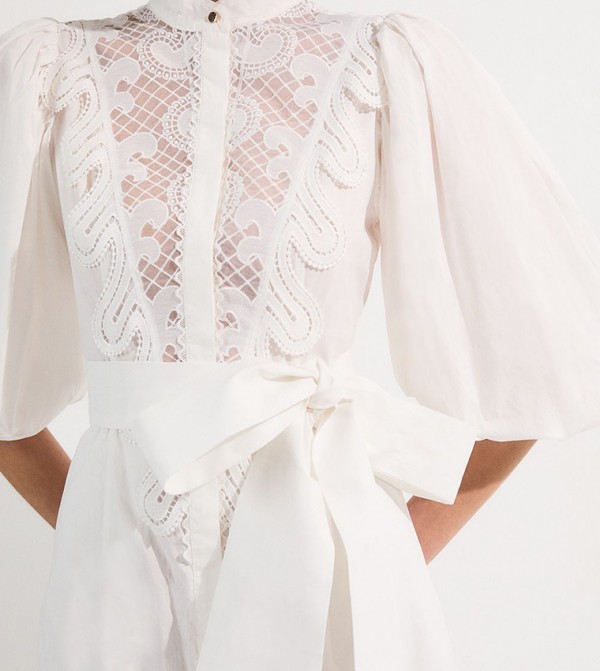 Karen Millen  - White Shirt & T-Shirt Dresses