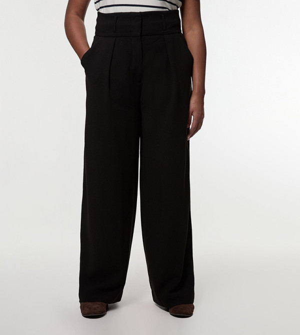 Karen Millen - Outlet  Plus Size - Black Pants & Leggings