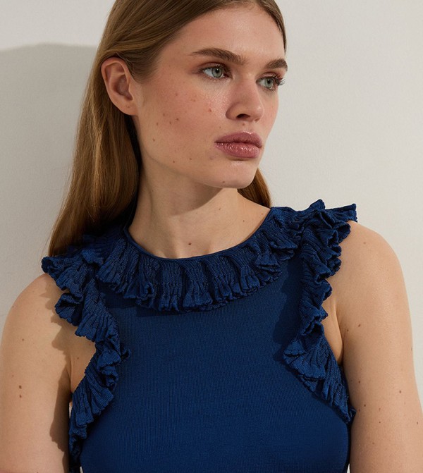 كارن ميلين كارن ميلين - كحلي Sleeveless Tops