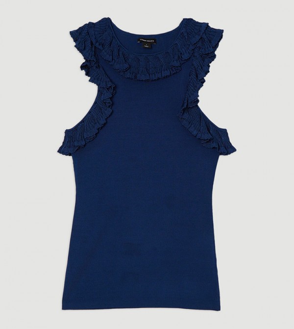 كارن ميلين كارن ميلين - كحلي Sleeveless Tops