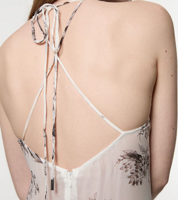 كارن ميلين  Floral-Prints - بيج Maxi Dresses