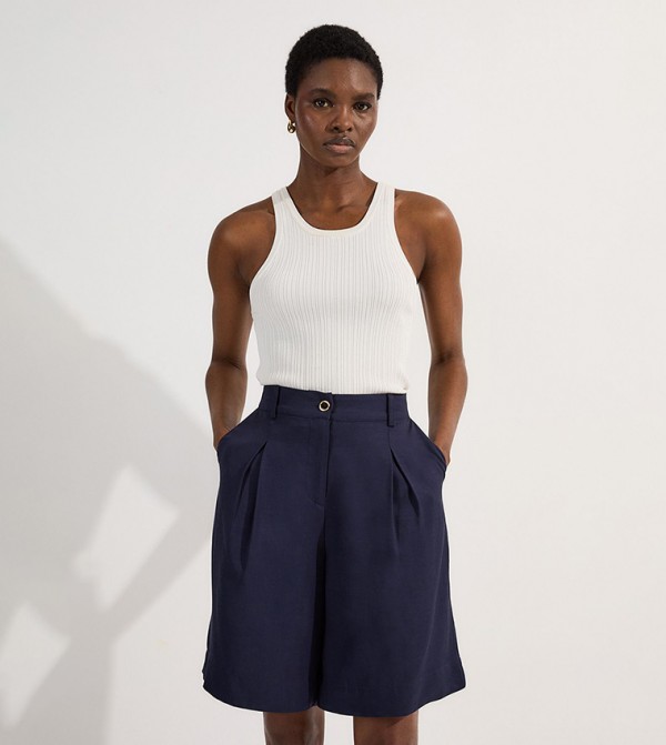 Karen Millen  Clothing - Navy Casual Shorts