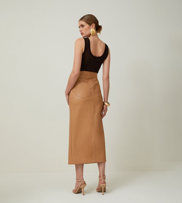 Karen Millen Karen Millen - Camel Midi Skirts