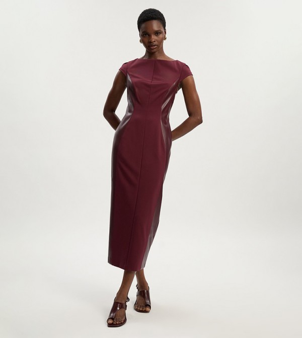 كارن ميلين  - أحمر Midi Dresses