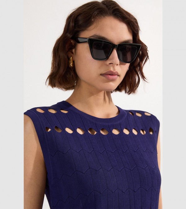 Karen Millen Karen Millen - Navy Sleeveless Tops