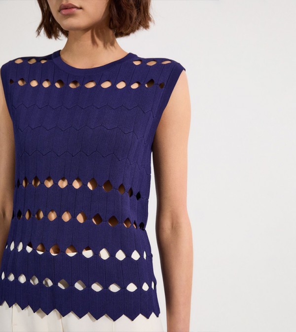 Karen Millen Karen Millen - Navy Sleeveless Tops