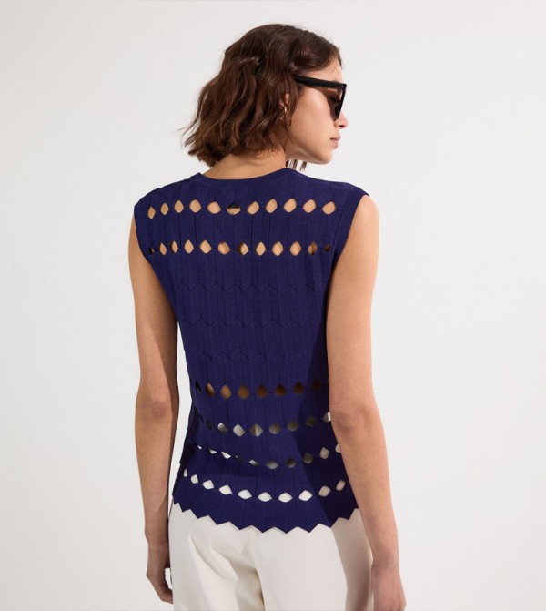 Karen Millen Karen Millen - Navy Sleeveless Tops