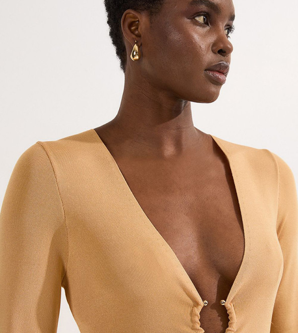 كارن ميلين كارن ميلين - ذهبي Maxi Dresses