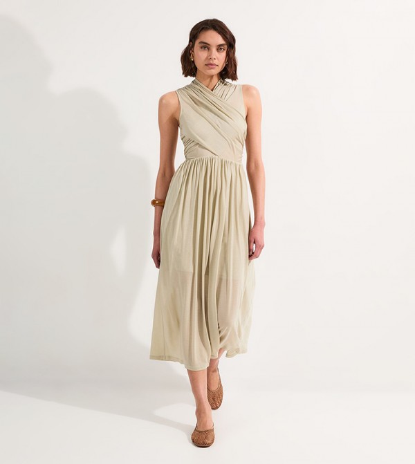 Karen Millen Karen Millen - Khaki Midi Dresses
