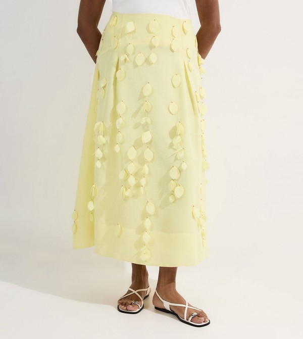 كارن ميلين كارن ميلين - أصفر Maxi Skirts