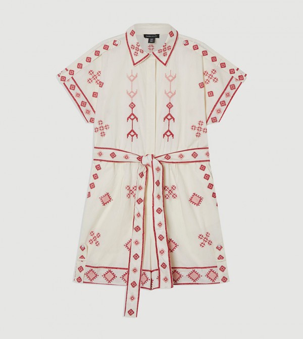 كارن ميلين  افرولات وجمبسوت - أبيض Playsuits