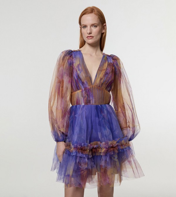 Karen Millen  Party Dresses - Purple Party Dresses