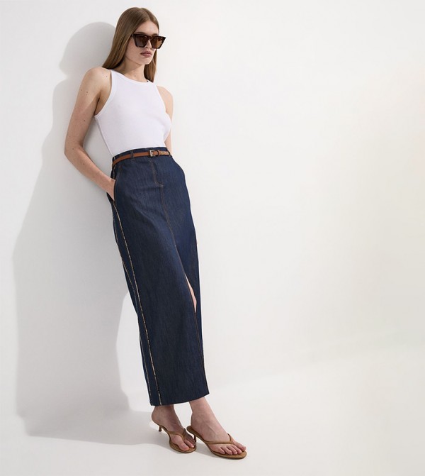 Karen Millen  Skirts - Blue Maxi Skirts