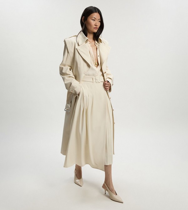 Karen Millen  - Beige Overcoats
