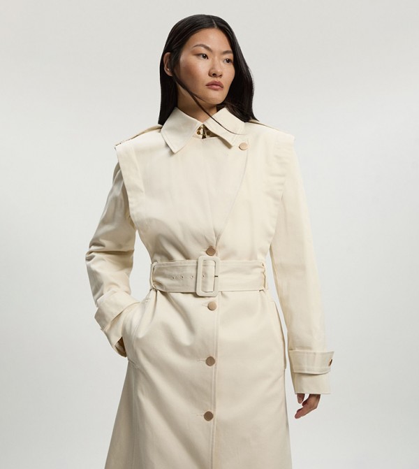Karen Millen  - Beige Overcoats