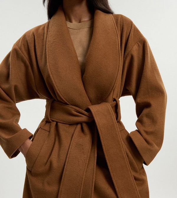 Karen Millen  Clothing - Brown Overcoats