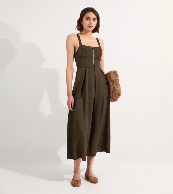 Karen Millen Karen Millen - Khaki Midi Dresses